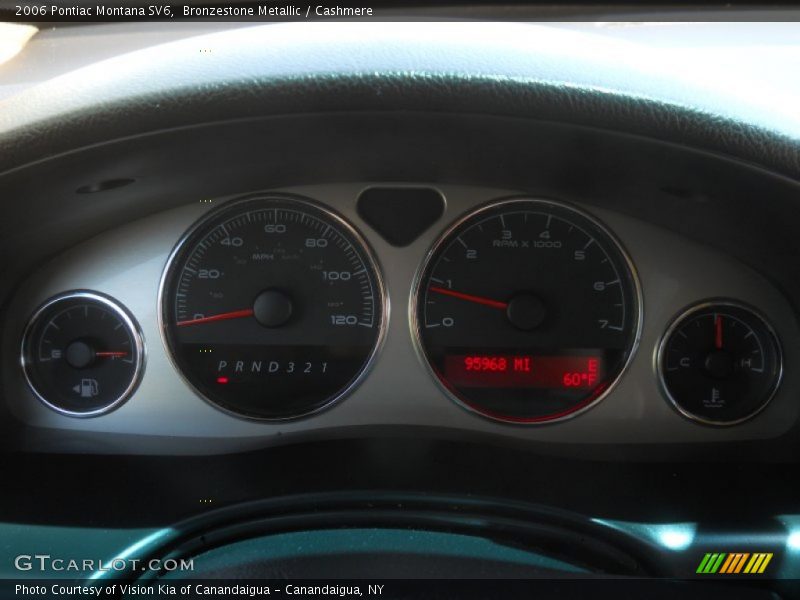 Bronzestone Metallic / Cashmere 2006 Pontiac Montana SV6