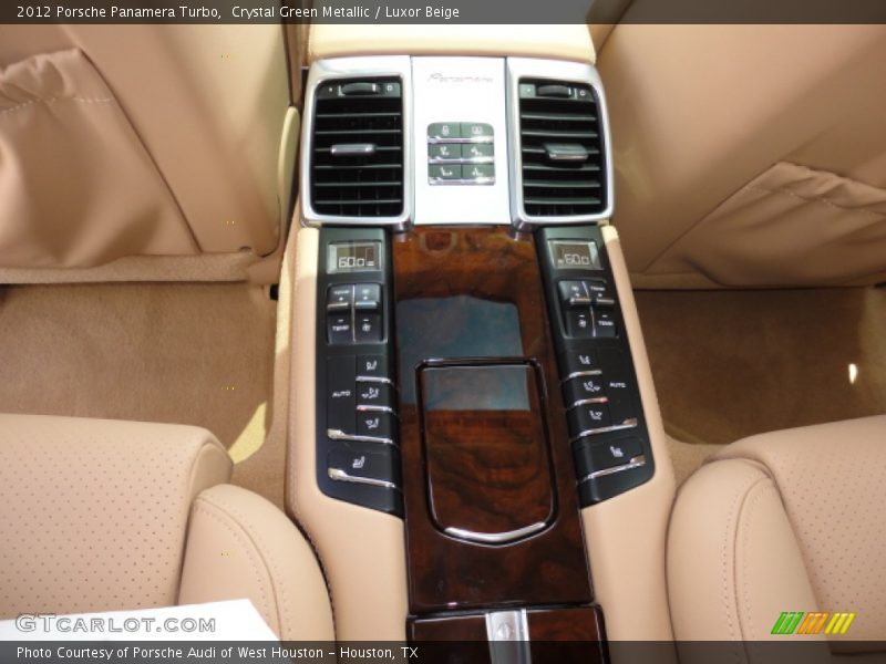 Crystal Green Metallic / Luxor Beige 2012 Porsche Panamera Turbo