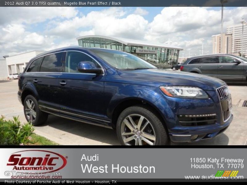Mugello Blue Pearl Effect / Black 2012 Audi Q7 3.0 TFSI quattro