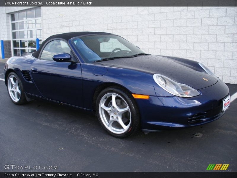 Cobalt Blue Metallic / Black 2004 Porsche Boxster