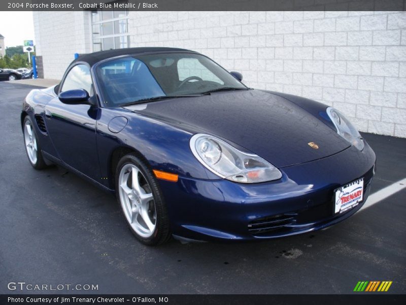 Cobalt Blue Metallic / Black 2004 Porsche Boxster