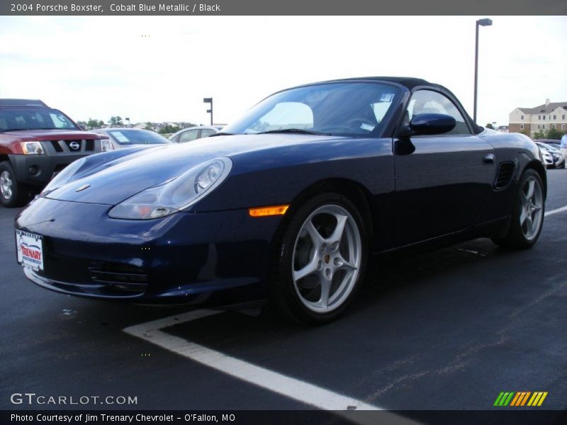 Cobalt Blue Metallic / Black 2004 Porsche Boxster