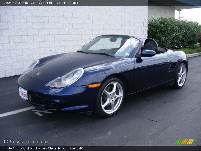 Cobalt Blue Metallic / Black 2004 Porsche Boxster
