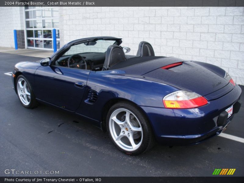 Cobalt Blue Metallic / Black 2004 Porsche Boxster