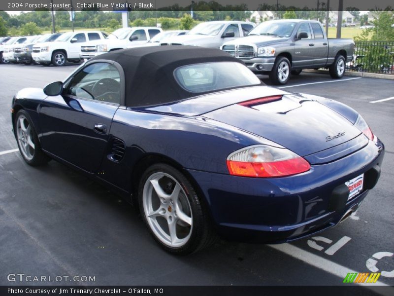 Cobalt Blue Metallic / Black 2004 Porsche Boxster