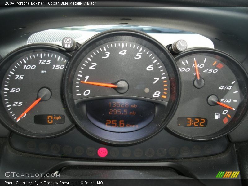 Cobalt Blue Metallic / Black 2004 Porsche Boxster