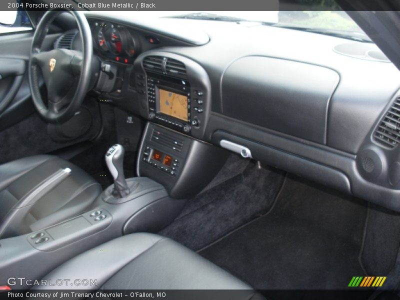 Cobalt Blue Metallic / Black 2004 Porsche Boxster