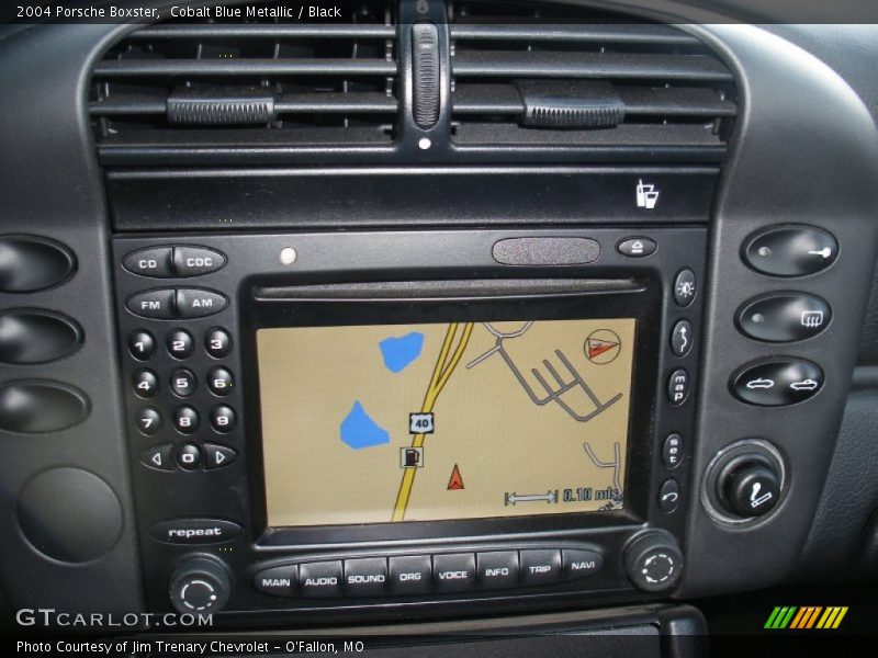 Cobalt Blue Metallic / Black 2004 Porsche Boxster