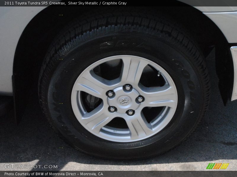 Silver Sky Metallic / Graphite Gray 2011 Toyota Tundra SR5 CrewMax