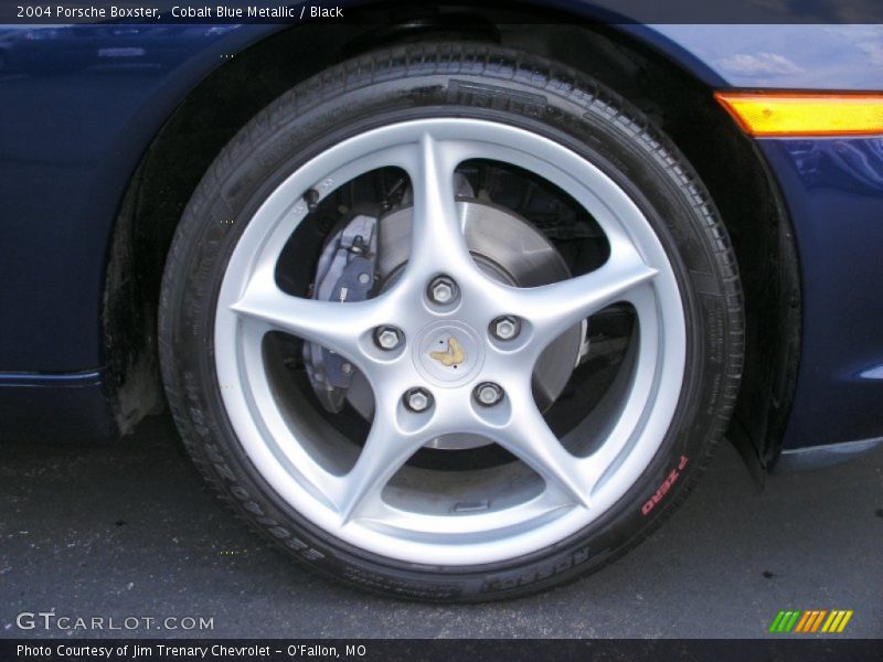 Cobalt Blue Metallic / Black 2004 Porsche Boxster