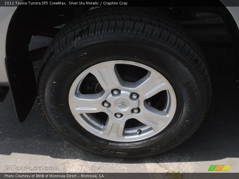 Silver Sky Metallic / Graphite Gray 2011 Toyota Tundra SR5 CrewMax