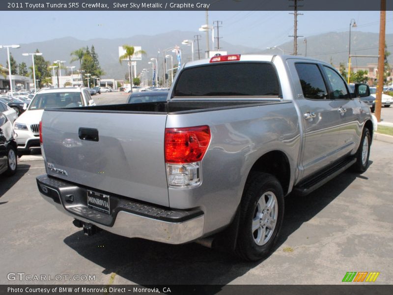 Silver Sky Metallic / Graphite Gray 2011 Toyota Tundra SR5 CrewMax