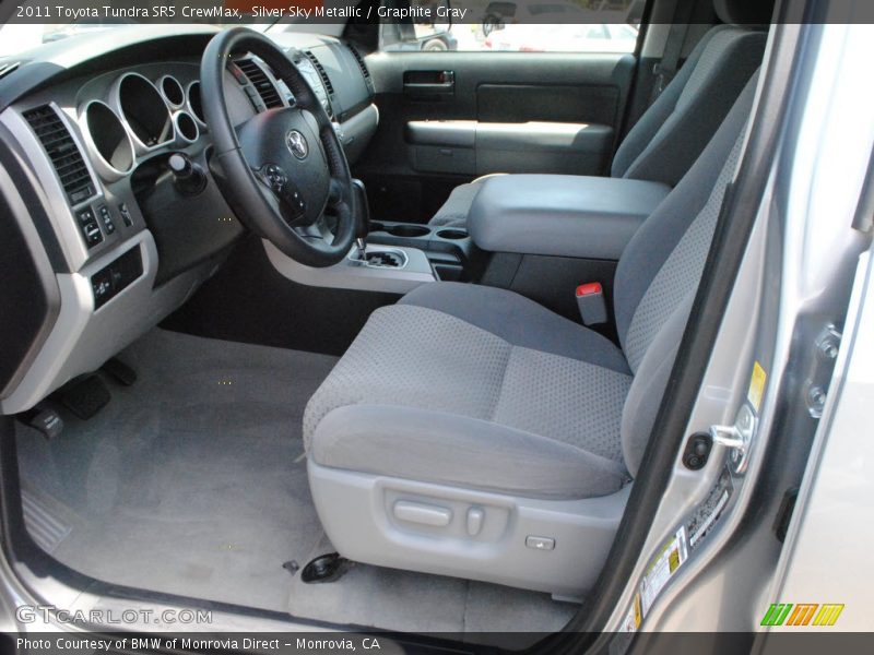 Silver Sky Metallic / Graphite Gray 2011 Toyota Tundra SR5 CrewMax