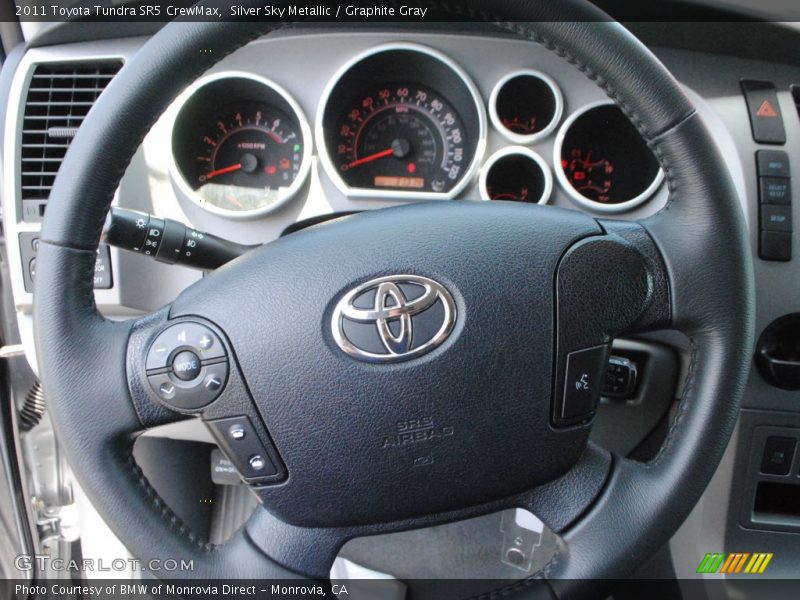 Silver Sky Metallic / Graphite Gray 2011 Toyota Tundra SR5 CrewMax