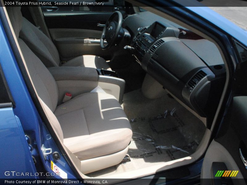 Seaside Pearl / Brown/Ivory 2004 Toyota Prius Hybrid