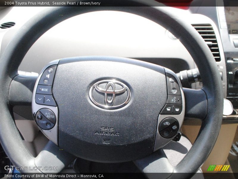 Seaside Pearl / Brown/Ivory 2004 Toyota Prius Hybrid