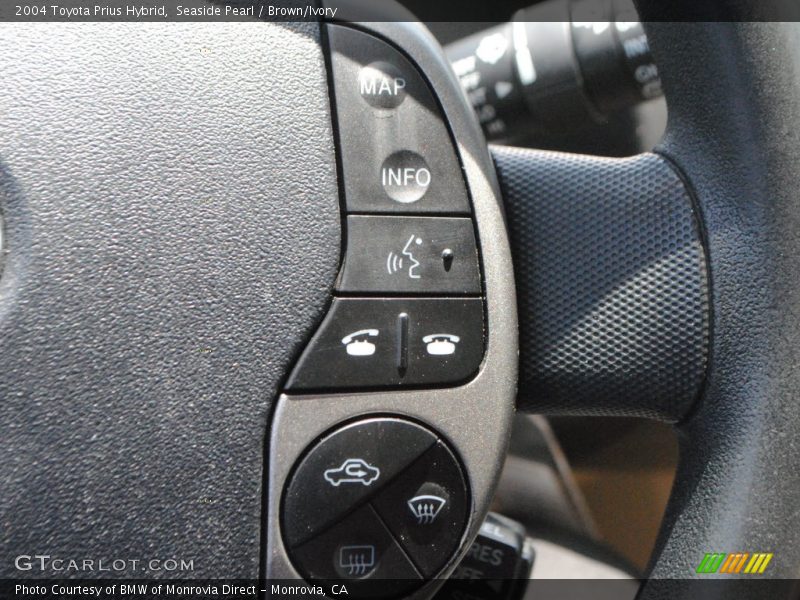 Seaside Pearl / Brown/Ivory 2004 Toyota Prius Hybrid