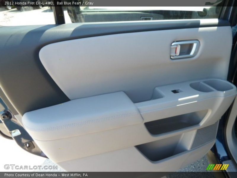 Bali Blue Pearl / Gray 2012 Honda Pilot EX-L 4WD