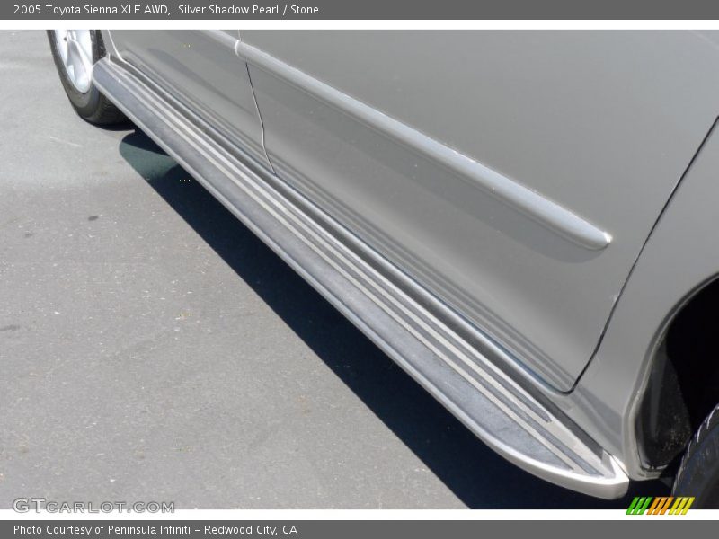 Silver Shadow Pearl / Stone 2005 Toyota Sienna XLE AWD