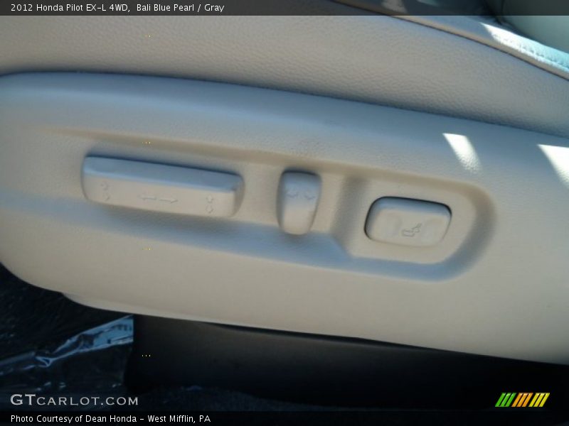 Bali Blue Pearl / Gray 2012 Honda Pilot EX-L 4WD