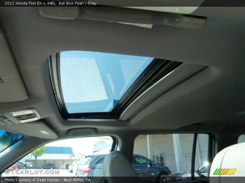 Bali Blue Pearl / Gray 2012 Honda Pilot EX-L 4WD