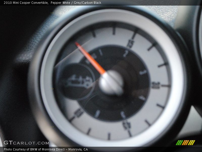 Pepper White / Grey/Carbon Black 2010 Mini Cooper Convertible