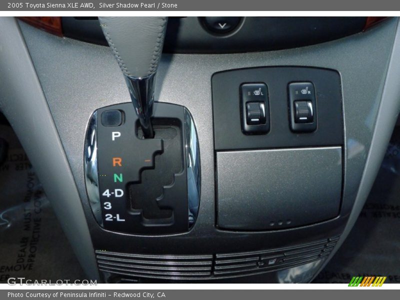 Silver Shadow Pearl / Stone 2005 Toyota Sienna XLE AWD