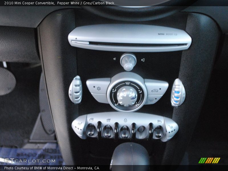 Pepper White / Grey/Carbon Black 2010 Mini Cooper Convertible