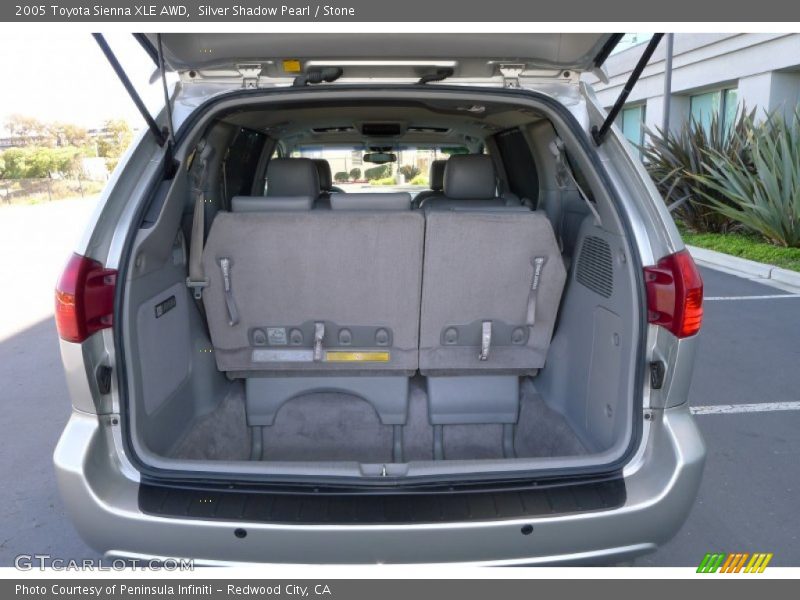Silver Shadow Pearl / Stone 2005 Toyota Sienna XLE AWD