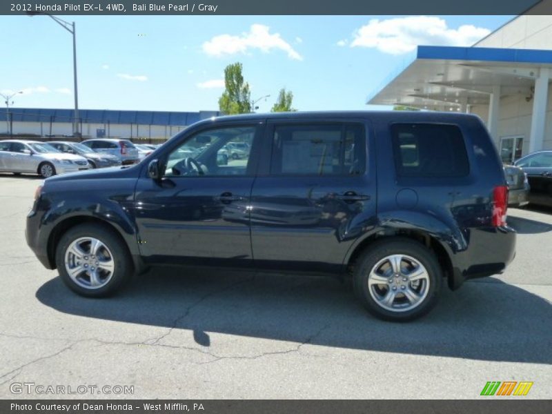 Bali Blue Pearl / Gray 2012 Honda Pilot EX-L 4WD