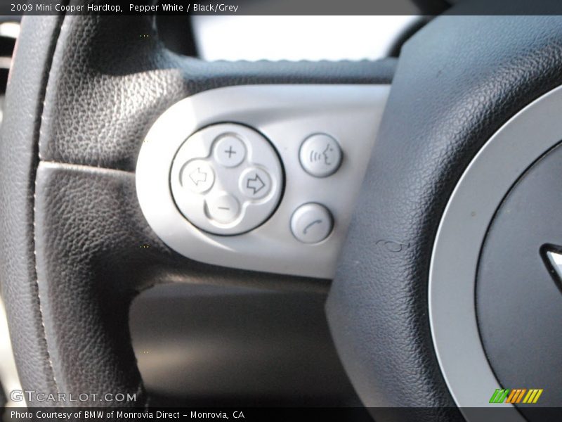 Pepper White / Black/Grey 2009 Mini Cooper Hardtop