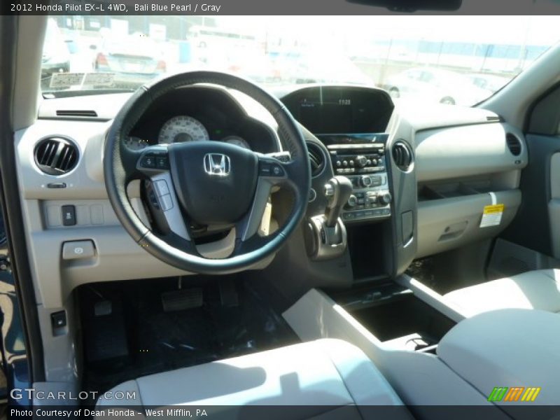 Bali Blue Pearl / Gray 2012 Honda Pilot EX-L 4WD