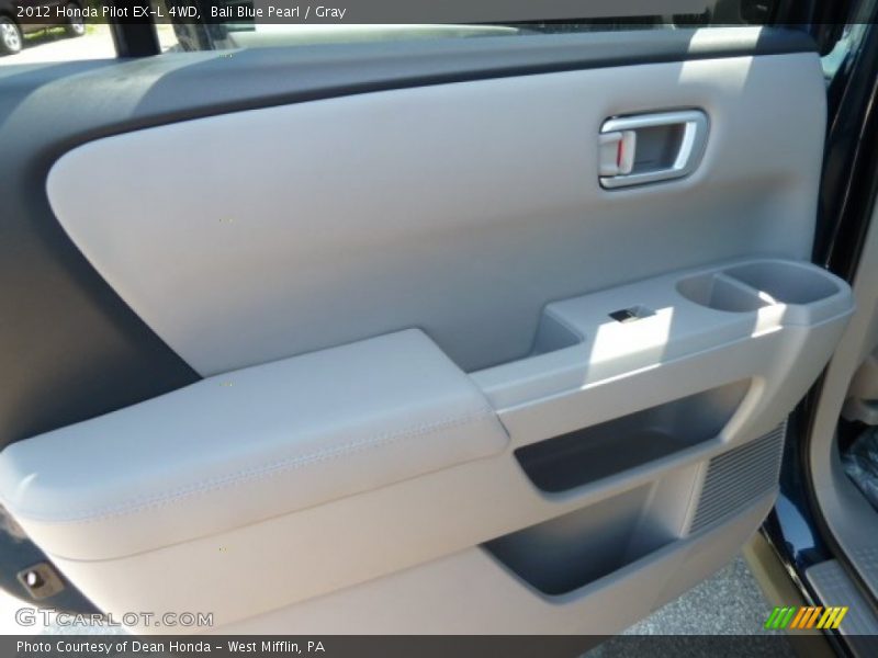 Bali Blue Pearl / Gray 2012 Honda Pilot EX-L 4WD