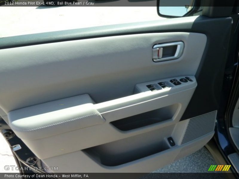 Bali Blue Pearl / Gray 2012 Honda Pilot EX-L 4WD