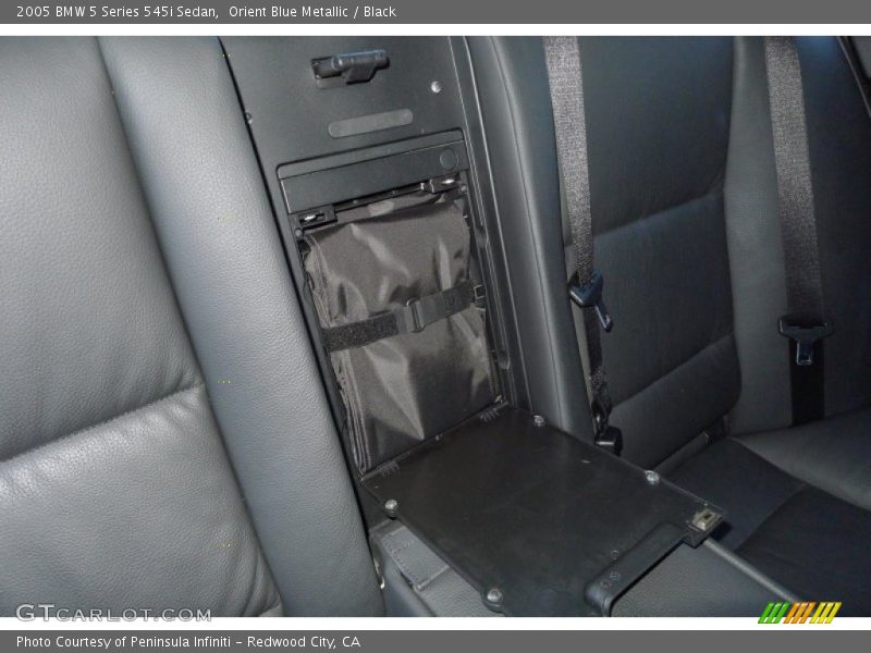 Orient Blue Metallic / Black 2005 BMW 5 Series 545i Sedan