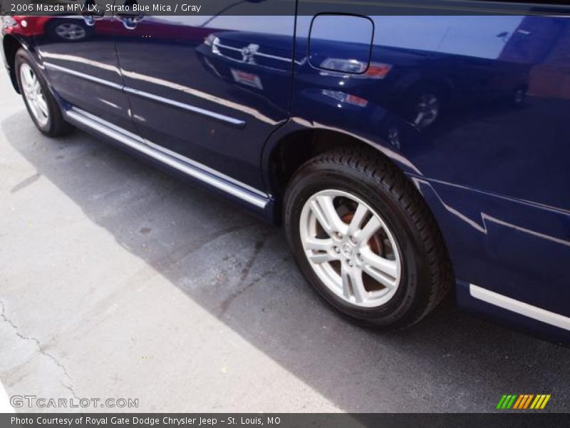 Strato Blue Mica / Gray 2006 Mazda MPV LX