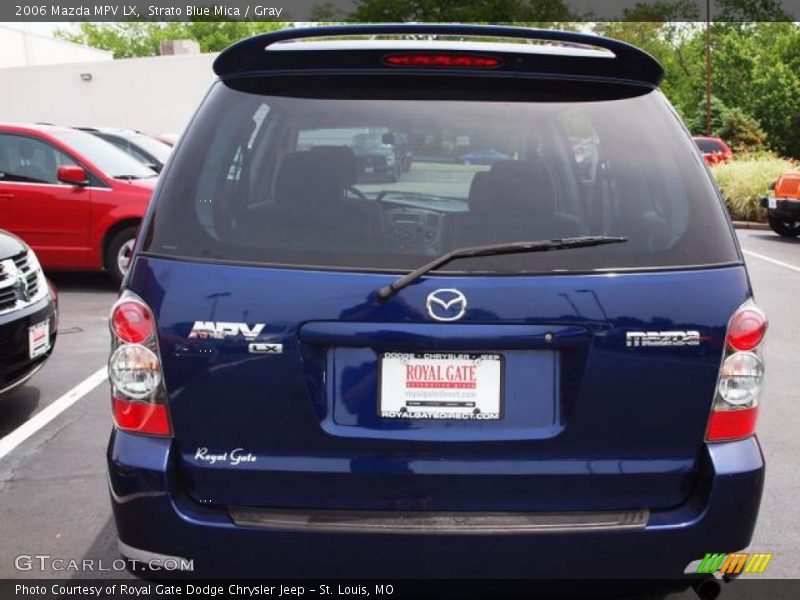 Strato Blue Mica / Gray 2006 Mazda MPV LX