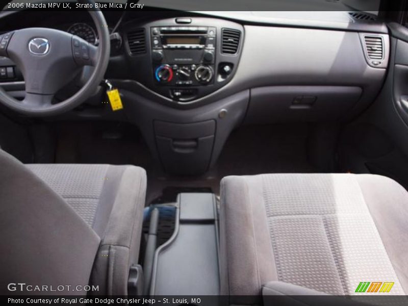 Strato Blue Mica / Gray 2006 Mazda MPV LX