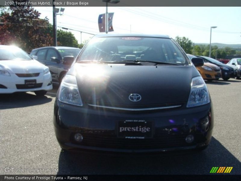 Black / Bisque Beige 2007 Toyota Prius Hybrid