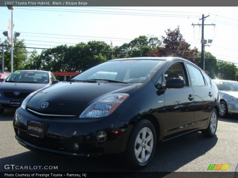 Black / Bisque Beige 2007 Toyota Prius Hybrid