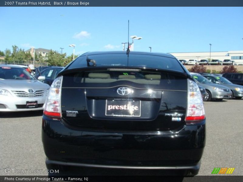 Black / Bisque Beige 2007 Toyota Prius Hybrid