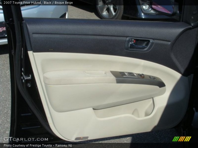 Black / Bisque Beige 2007 Toyota Prius Hybrid
