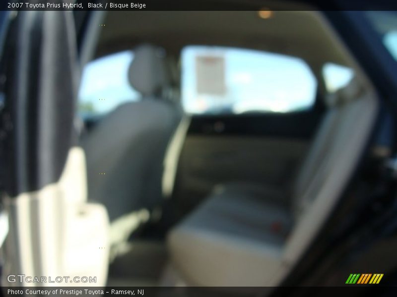 Black / Bisque Beige 2007 Toyota Prius Hybrid