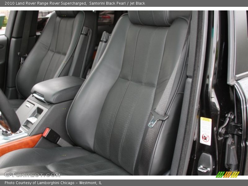 Santorini Black Pearl / Jet Black 2010 Land Rover Range Rover Supercharged