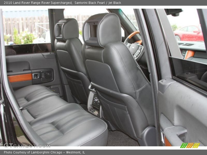 Santorini Black Pearl / Jet Black 2010 Land Rover Range Rover Supercharged