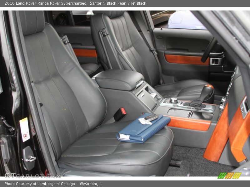 Santorini Black Pearl / Jet Black 2010 Land Rover Range Rover Supercharged
