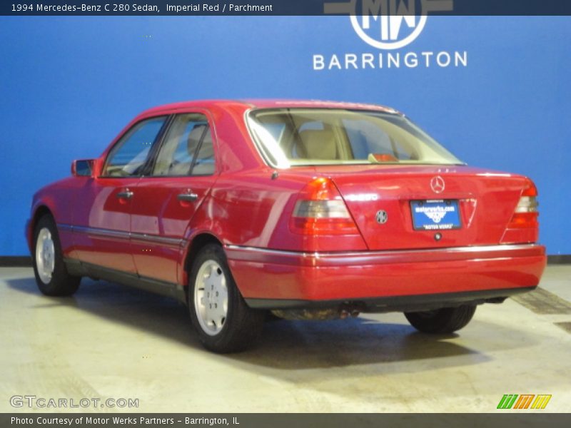 Imperial Red / Parchment 1994 Mercedes-Benz C 280 Sedan