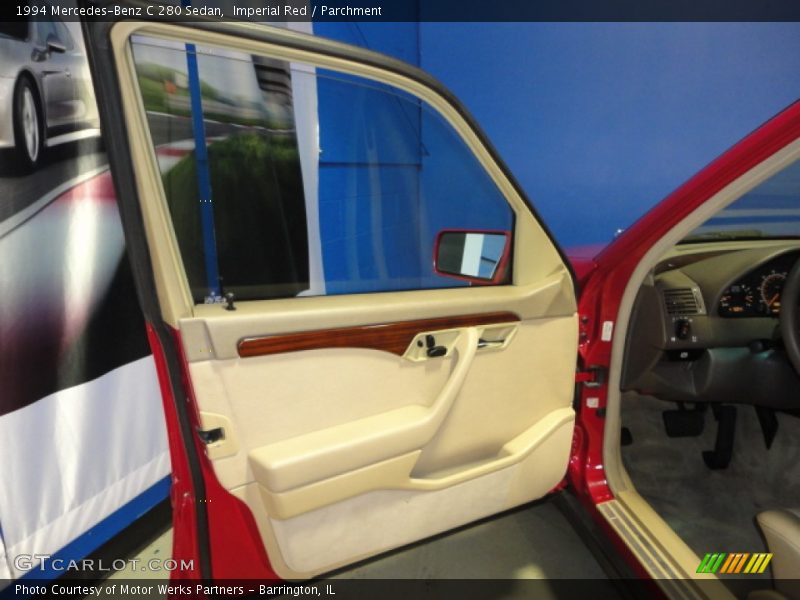 Imperial Red / Parchment 1994 Mercedes-Benz C 280 Sedan