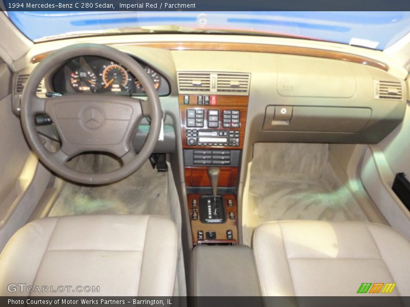 Imperial Red / Parchment 1994 Mercedes-Benz C 280 Sedan