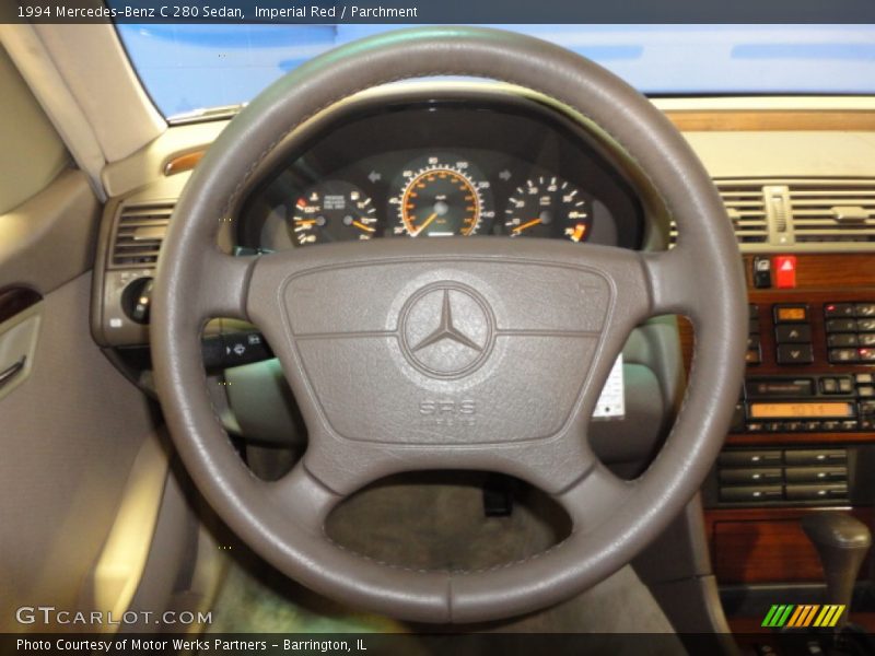 Imperial Red / Parchment 1994 Mercedes-Benz C 280 Sedan
